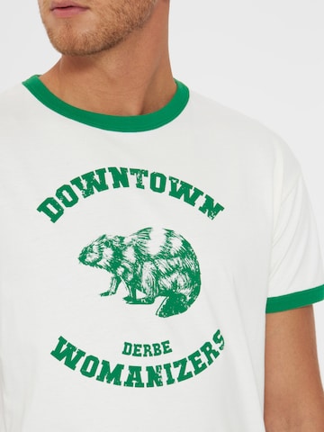 Derbe Shirt 'Derbe Town' in White