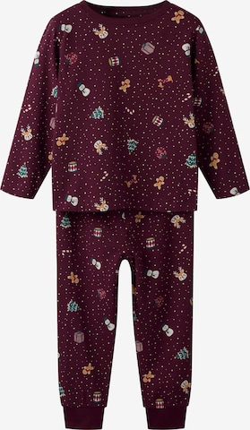 NAME IT - Pijama 'NMNVISMAS' en rojo: frente