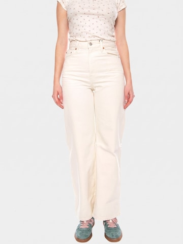 LEVI'S ® Luźne Jeansy 'Ribcage Wide Leg H223 Polar Perimeter' w kolorze beżowy