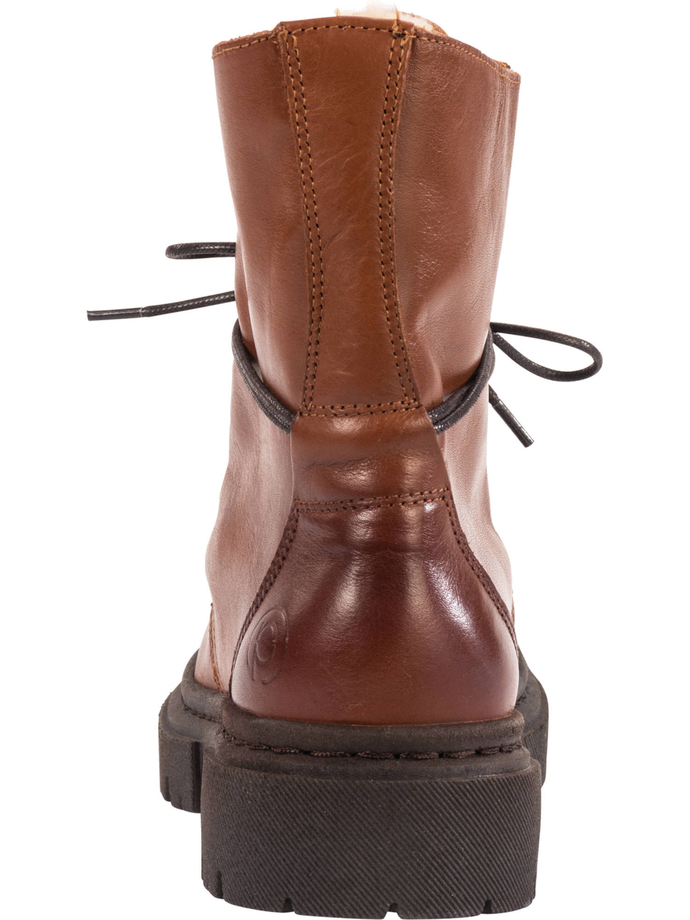 Palado Schnürstiefelette 'Kasos Block' in Braun