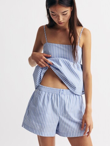 Pull&Bear Loosefit Nadrág - kék