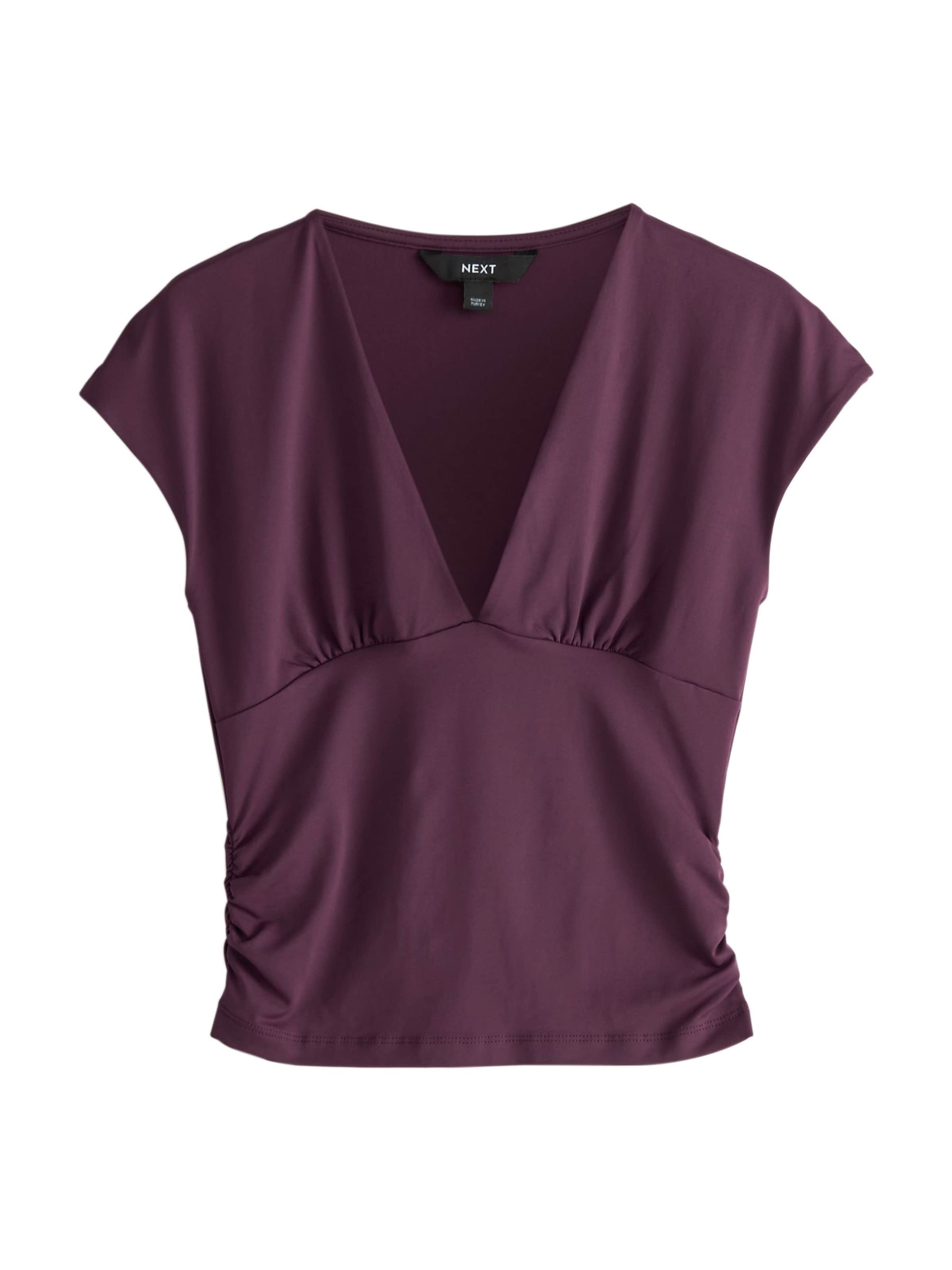 Tricou Next pe roșu vin, Vizualizare produs