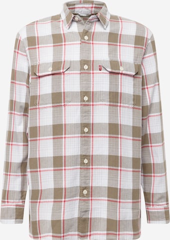 LEVI'S ® Button Up Shirt 'Jackson Worker' in Green: front