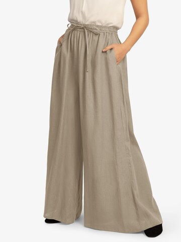 APART Wide leg Pants in Beige: front