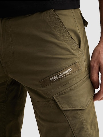 PME Legend Normalny krój Spodnie 'Nordrop regular fit cargo shorts' w kolorze zielony