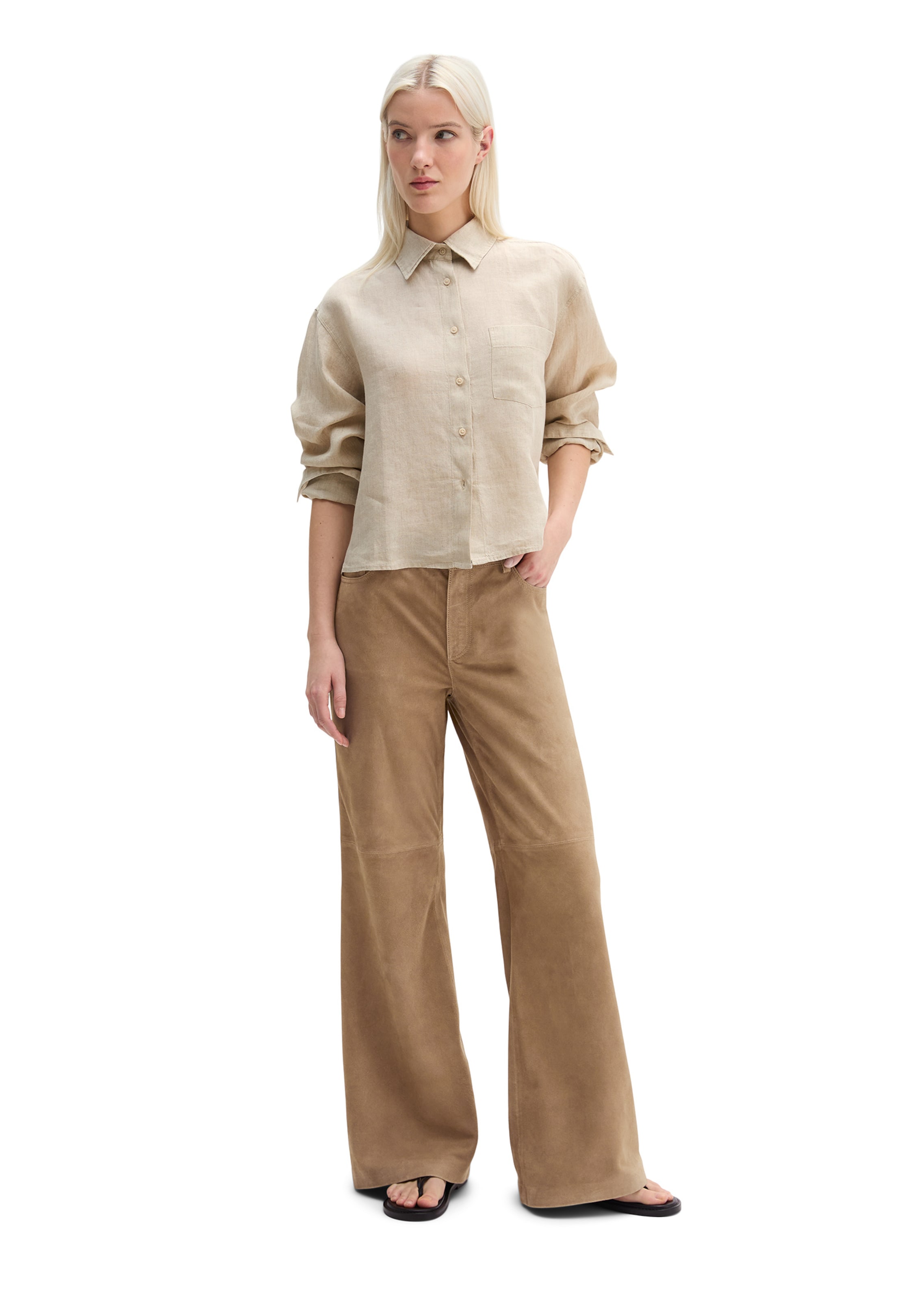 Chemisier Marc O'Polo en beige