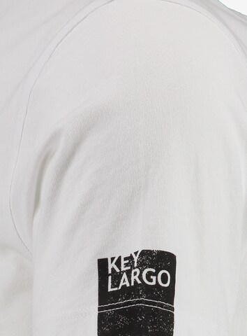 Key Largo Shirt 'MT LOVE YOU' in Weiß