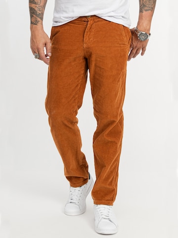 Rock Creek Loose fit Pants in Orange: front