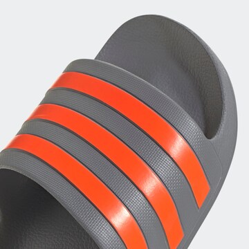 ADIDAS PERFORMANCE T-Bar Sandals 'Adilette Aqua' in Grey