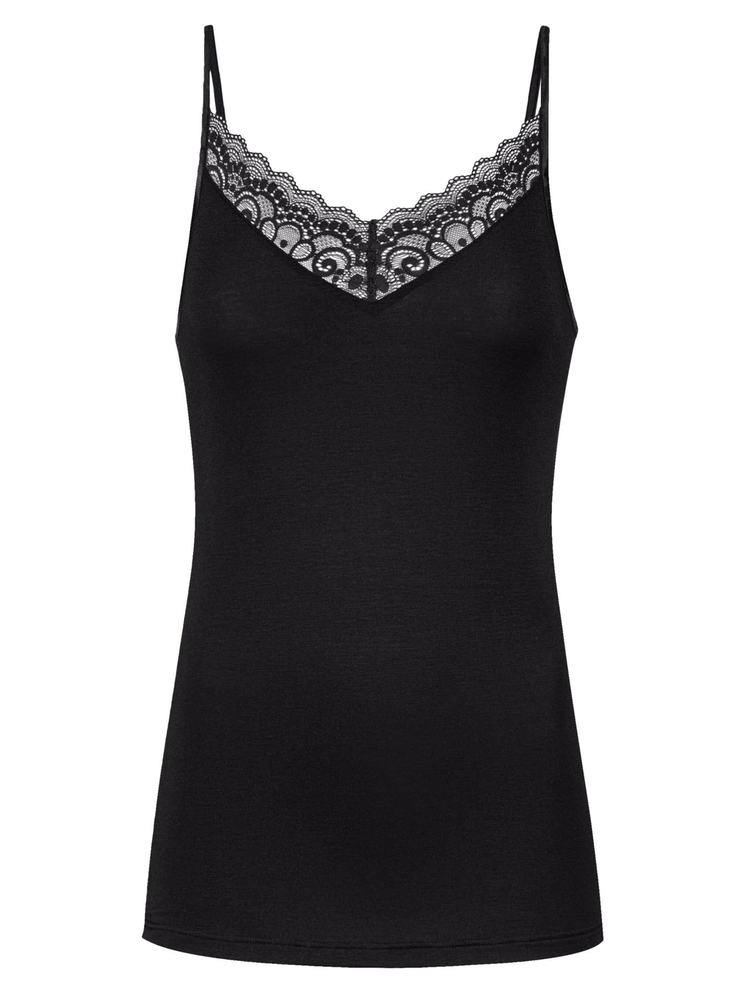 Maillot de corps 'Amour' Mey en noir : devant