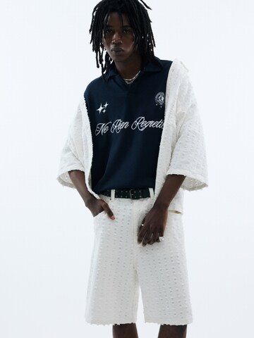 Loosefit Jean Pull&Bear en blanc