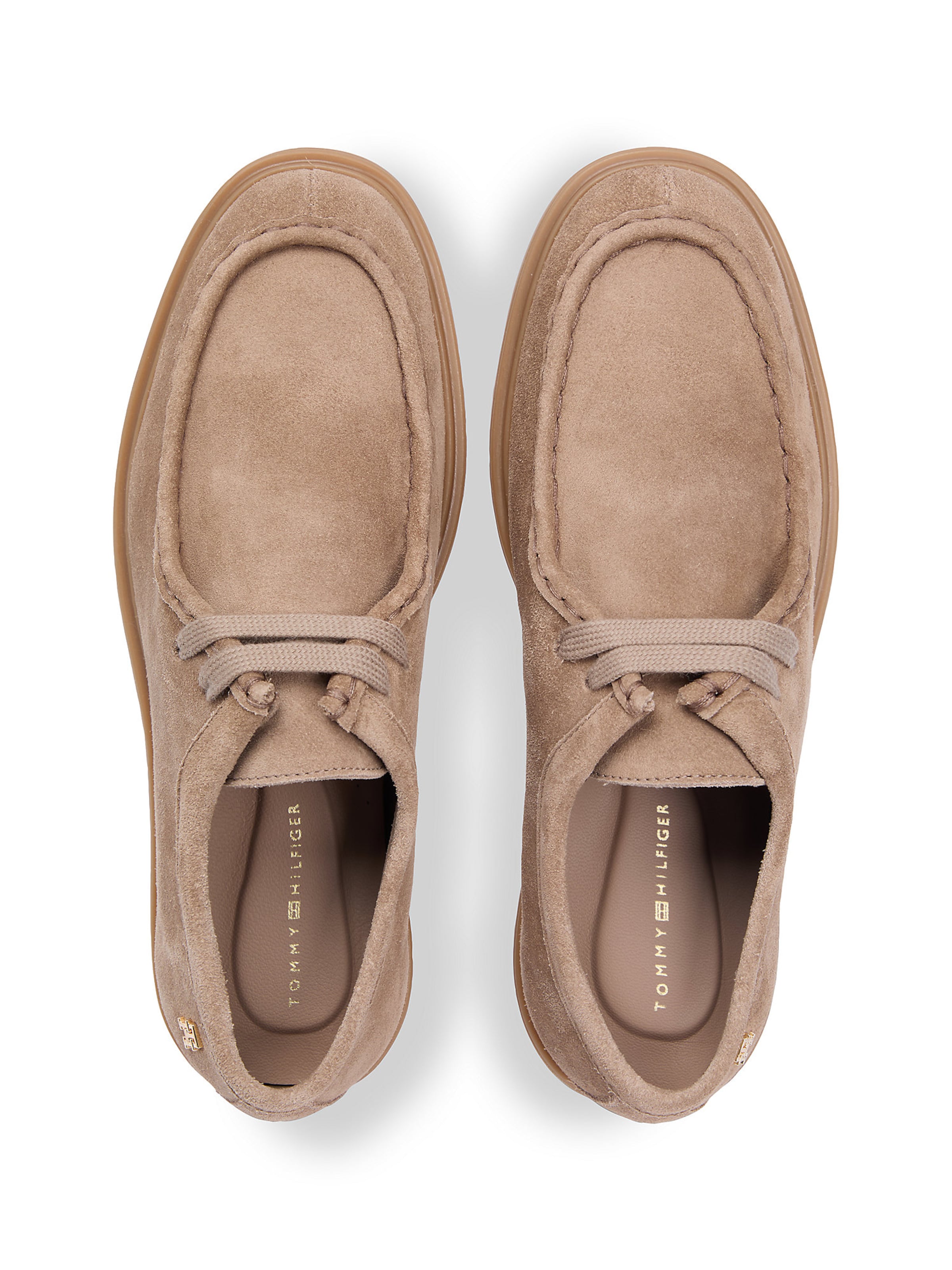 Chaussure à lacets TOMMY HILFIGER en beige