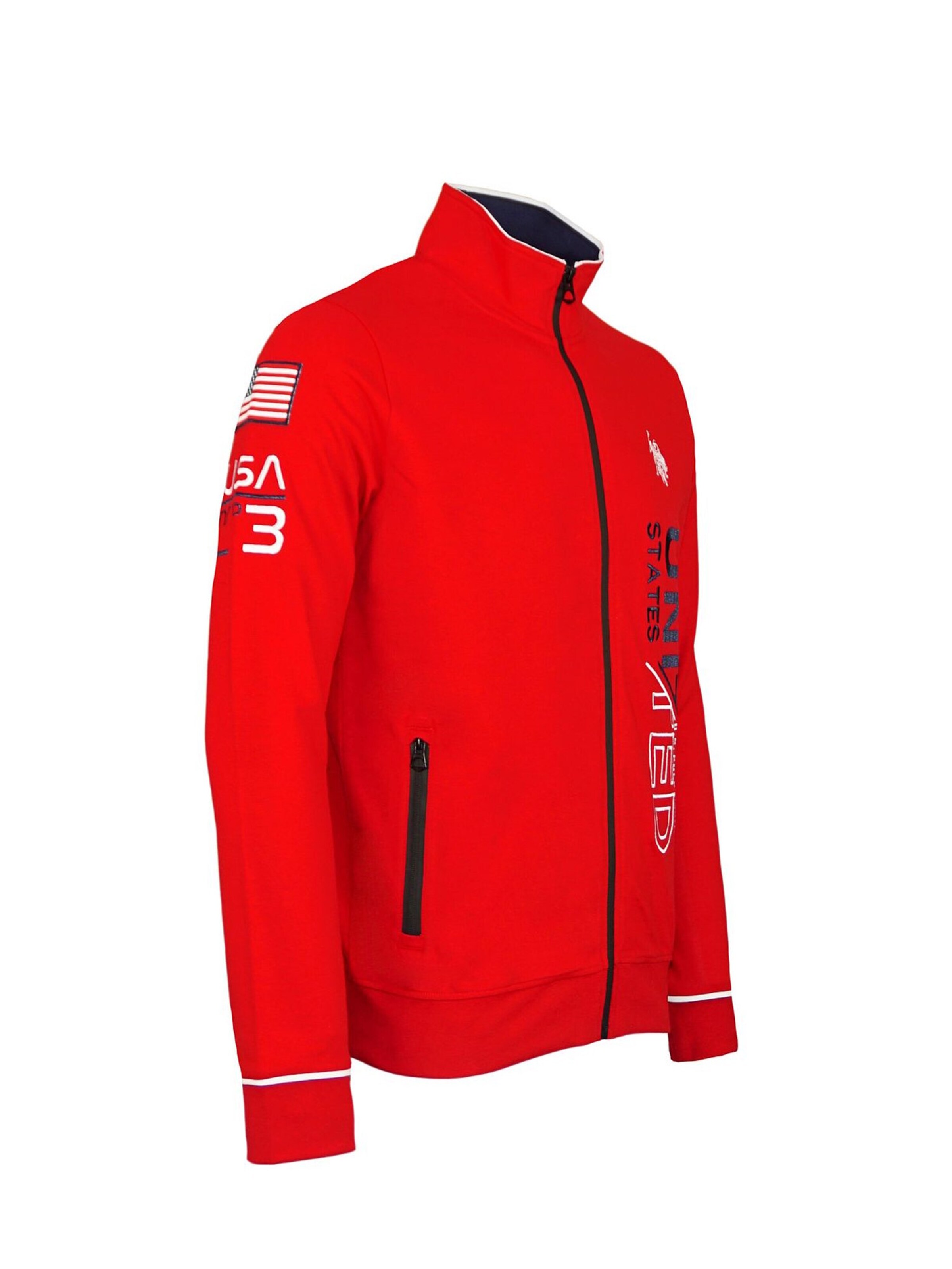 Veste de survêtement U.S. POLO ASSN. en rouge