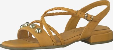 MARCO TOZZI Sandals in Yellow: front