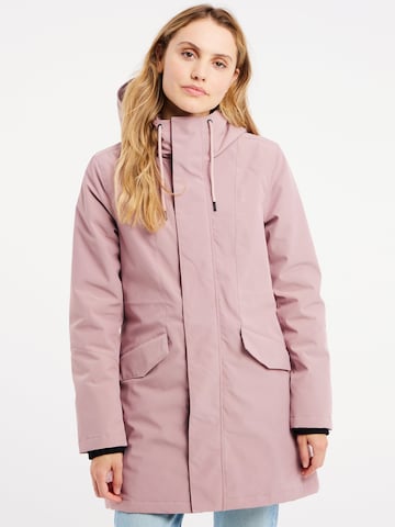 PROTEST Winterjacke 'PRTLANIAKEA' in Pink: Vorderseite