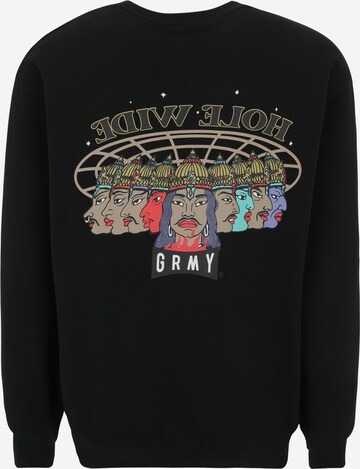 Sweat-shirt 'BACK AT YOU' Grimey en noir