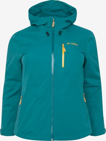 Maier Sports Outdoor Jacket in Green: front