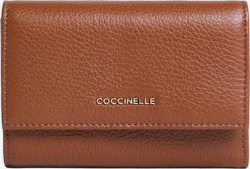 Portamonete 'COCCINELLE METALLIC 8' di Coccinelle in marrone: frontale