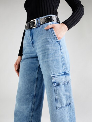 DRYKORN Wide Leg Jeans 'DUCTILE' in Blau