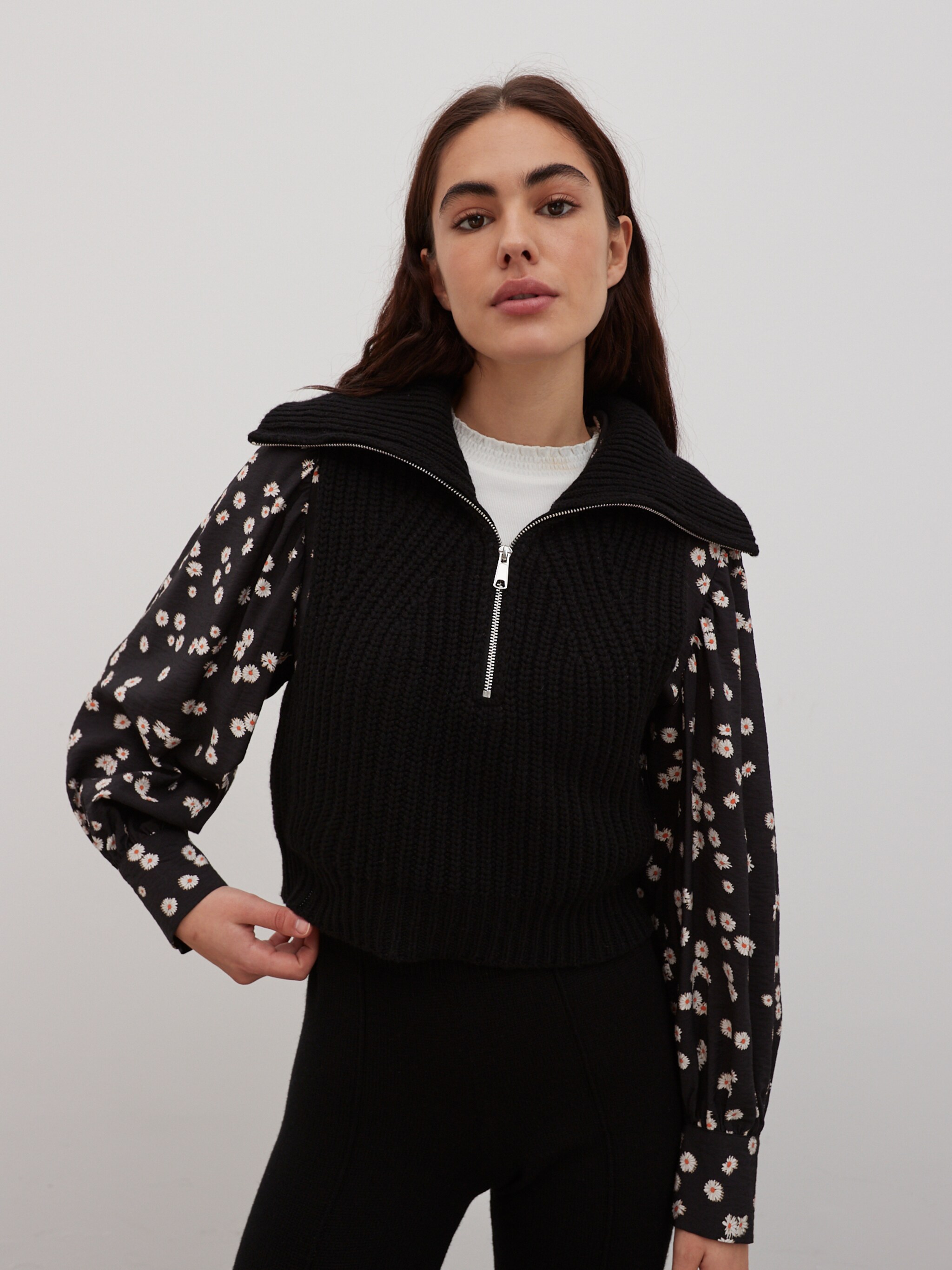 EDITED Produits Pull-over 'Renee' noir