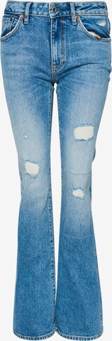 Superdry Flared Jeans in Blauw: voorkant