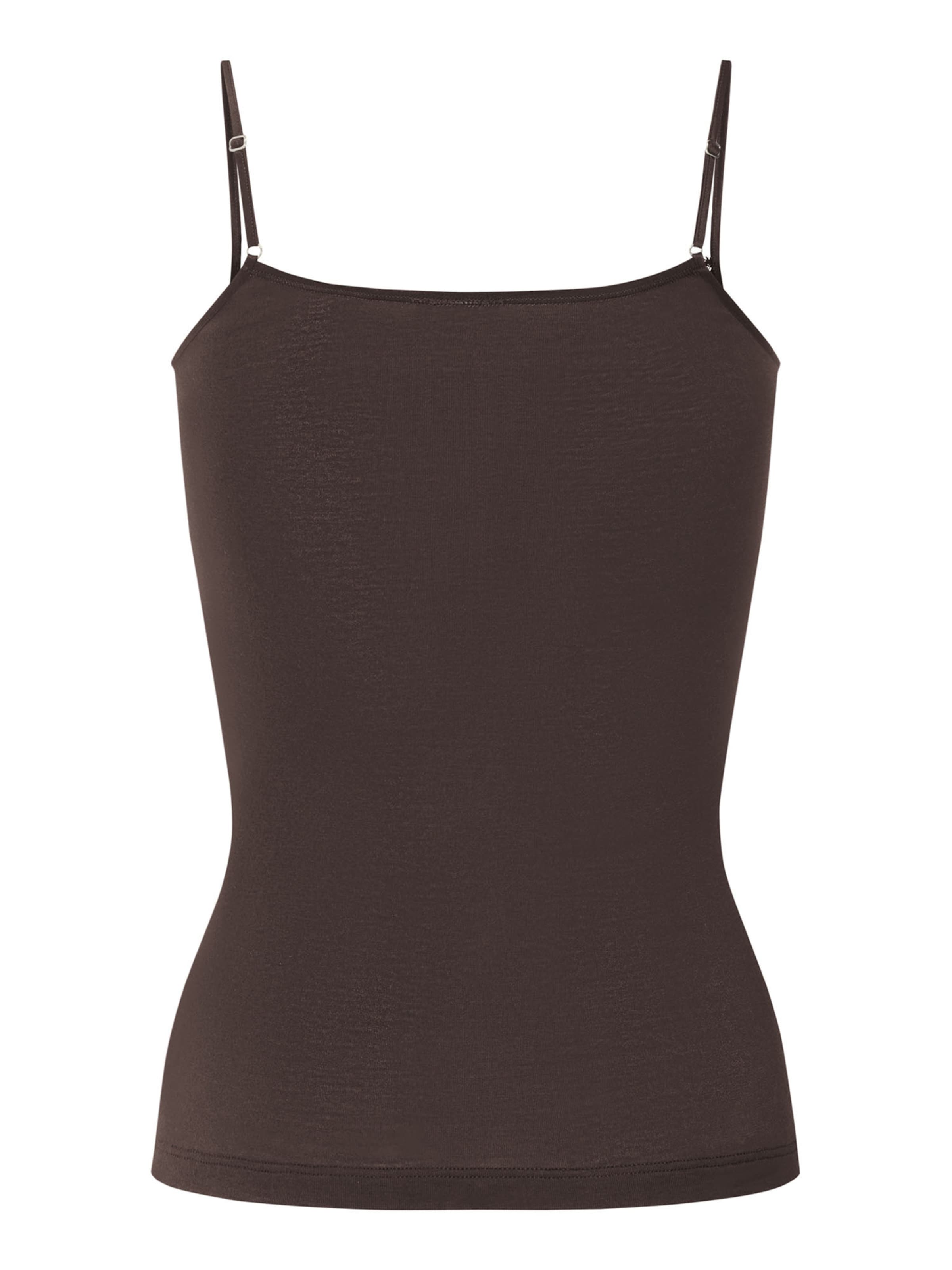 Haut ' Moments ' Hanro en marron