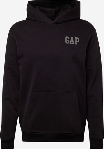 GAP Sweatshirt in Black: front