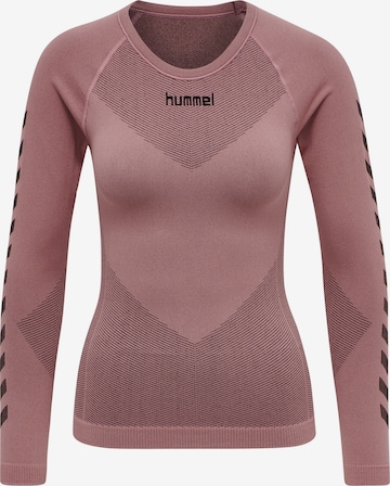 Maglia funzionale di Hummel in rosa: frontale