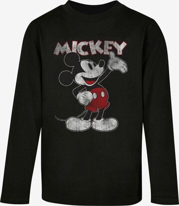 ABSOLUTE CULT Shirt 'Mickey Mouse' in Zwart: voorkant