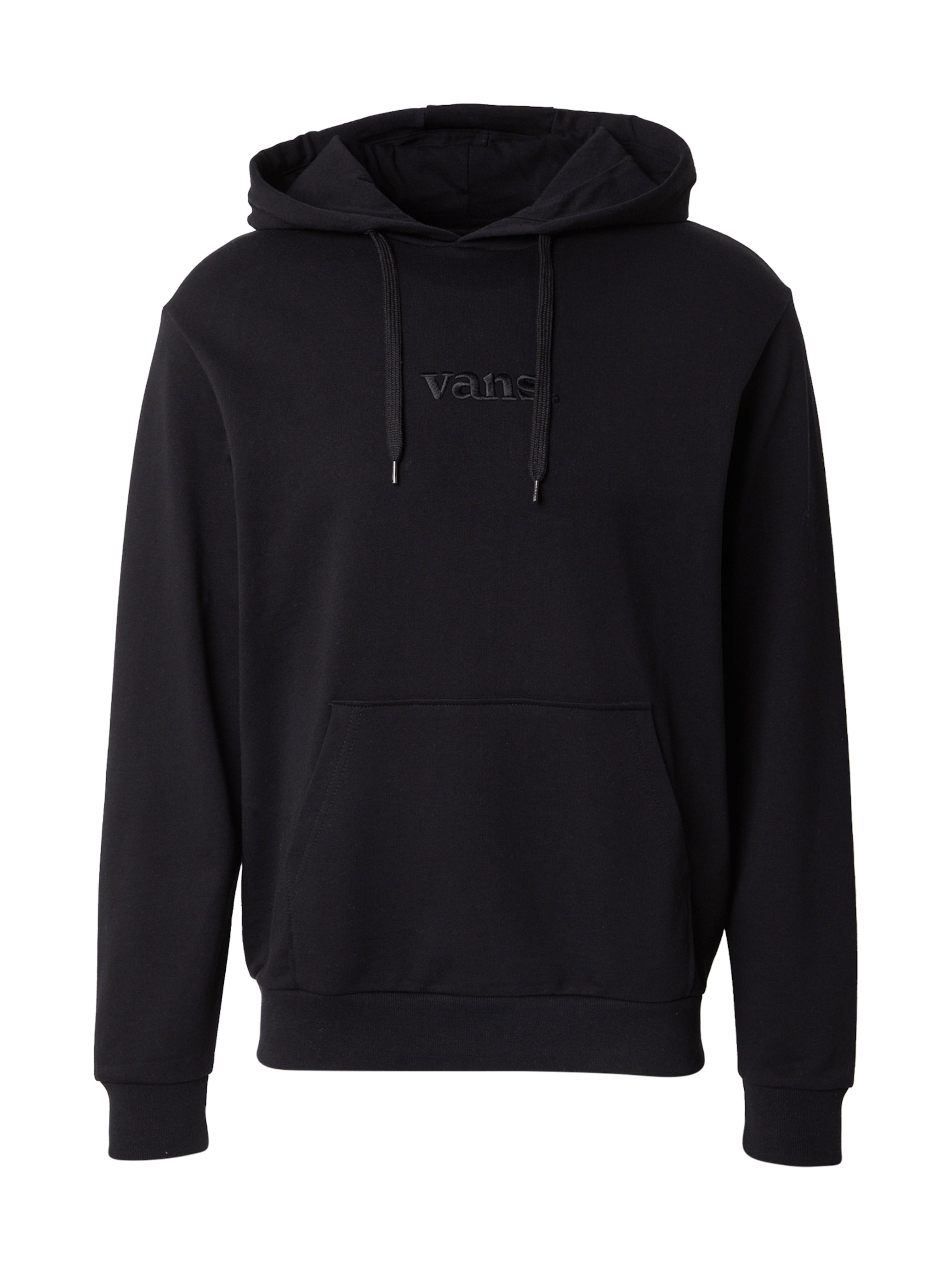 VANS Sweatshirt 'LEFT CHEST II' in Schwarz: Vorderseite