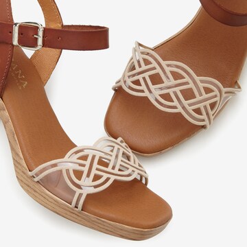 LASCANA Sandals in Brown