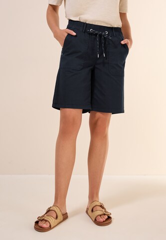 CECIL Regular Pants in Blue: front