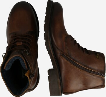 bugatti Lace-Up Boots 'Sentra' in Brown