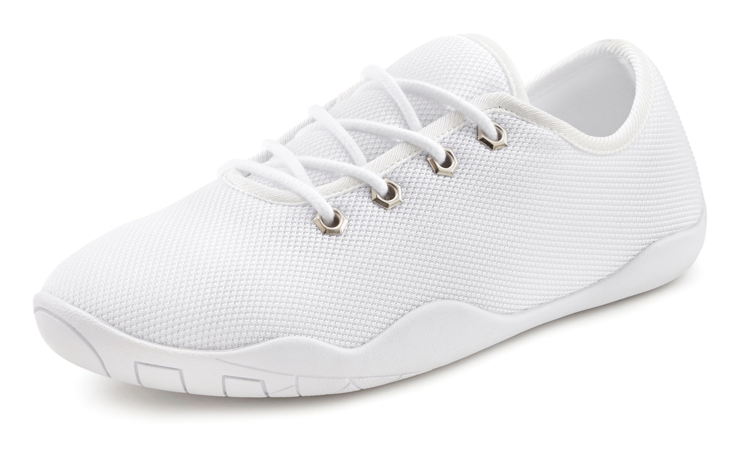 LASCANA Σνίκερ χαμηλό σε λευκό: μπροστά