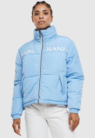 Karl Kani Winter Jacket in Blue: front