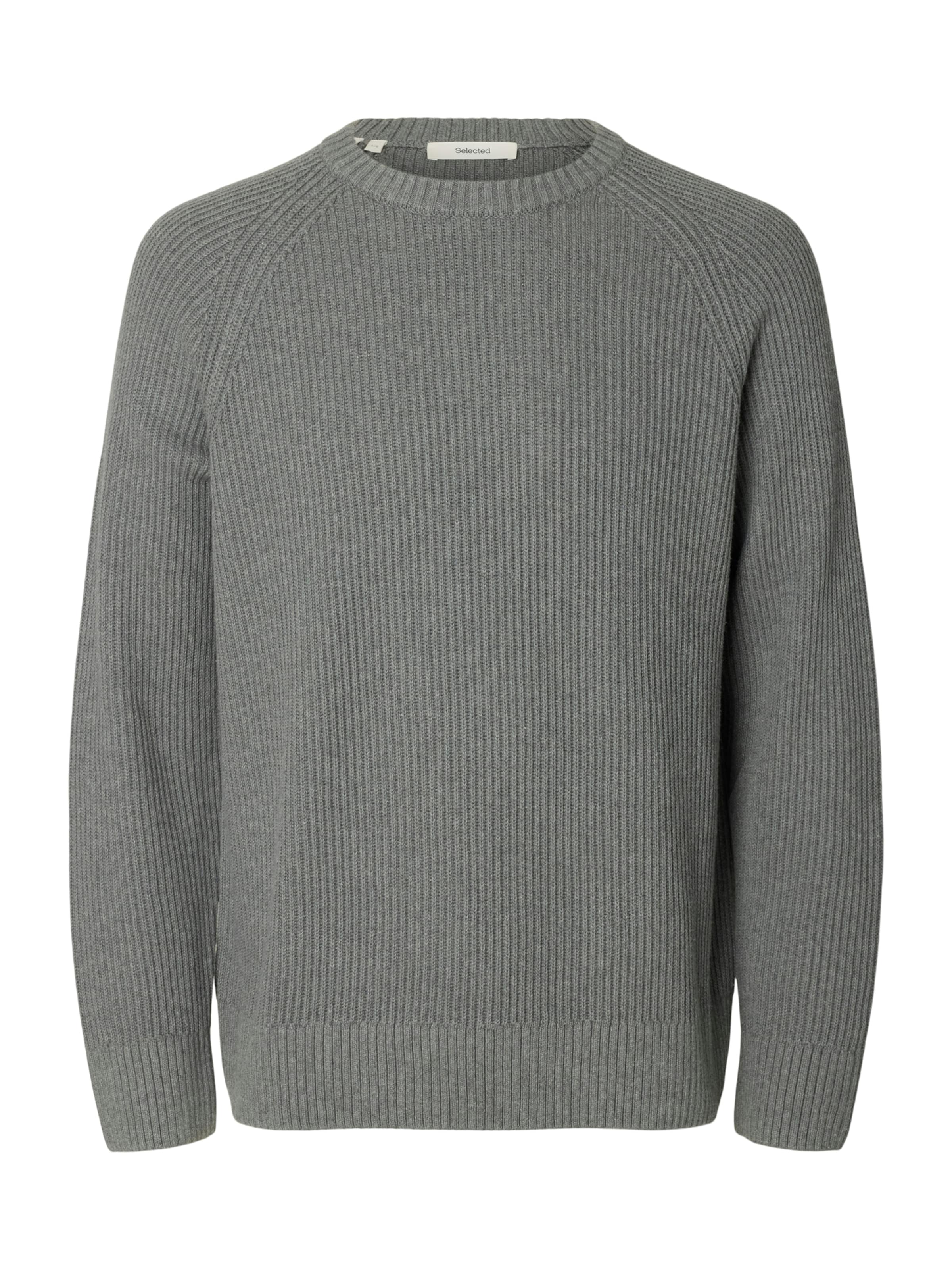 SELECTED Sweater 'SLMBRaun' in Grey: front