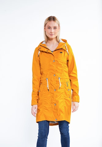 Schmuddelwedda Raincoat in Yellow: front