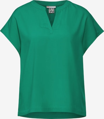 STREET ONE Bluse in Grün: Vorderseite