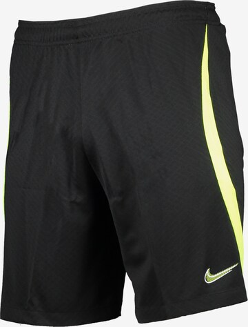 NIKE Regular Workout Pants in Black: front