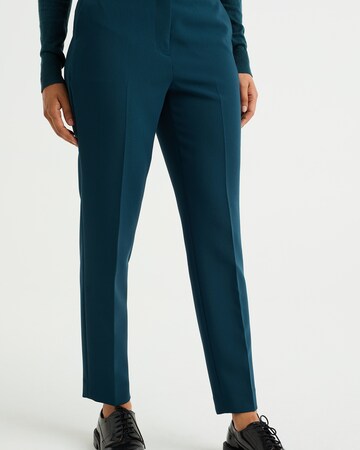 WE Fashion Tapered Chino trousers in Blue: front