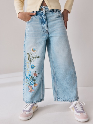 Next Wide leg Jeans in Blauw: voorkant