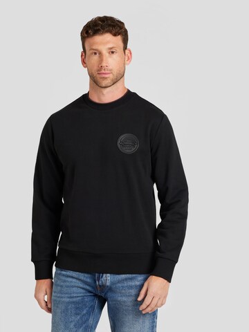 BOSS Sweatshirt 'C-Soleri' in Schwarz: Vorderseite