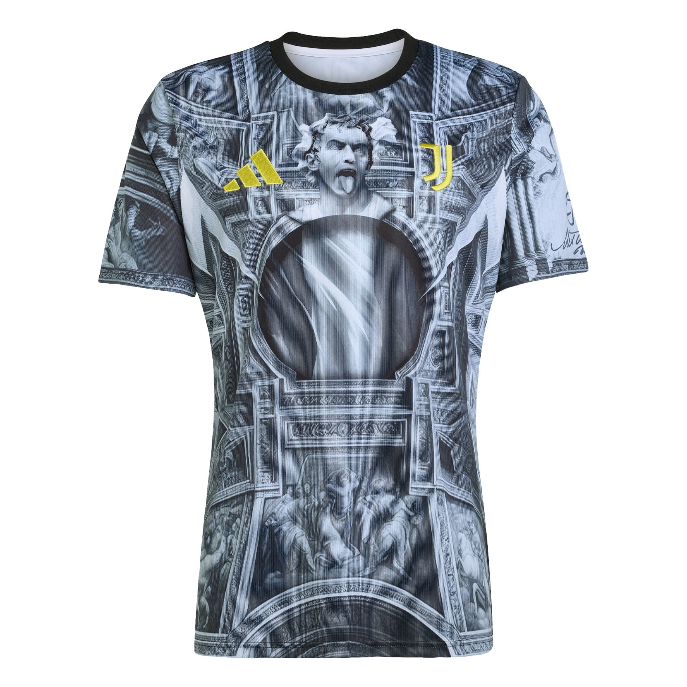 Maglia funzionale 'Juventus 25/26 Pre-Match' di ADIDAS PERFORMANCE in nero: frontale