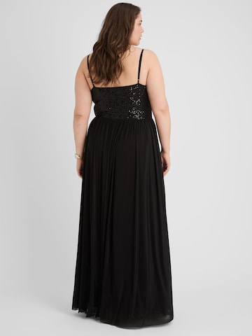 Rochie de seară 'Cora' de la Guido Maria Kretschmer Curvy pe negru