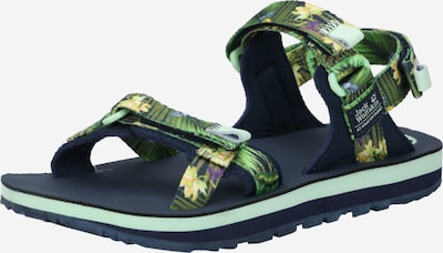 JACK WOLFSKIN Сандали в зелено / пъстро, Преглед на продукта