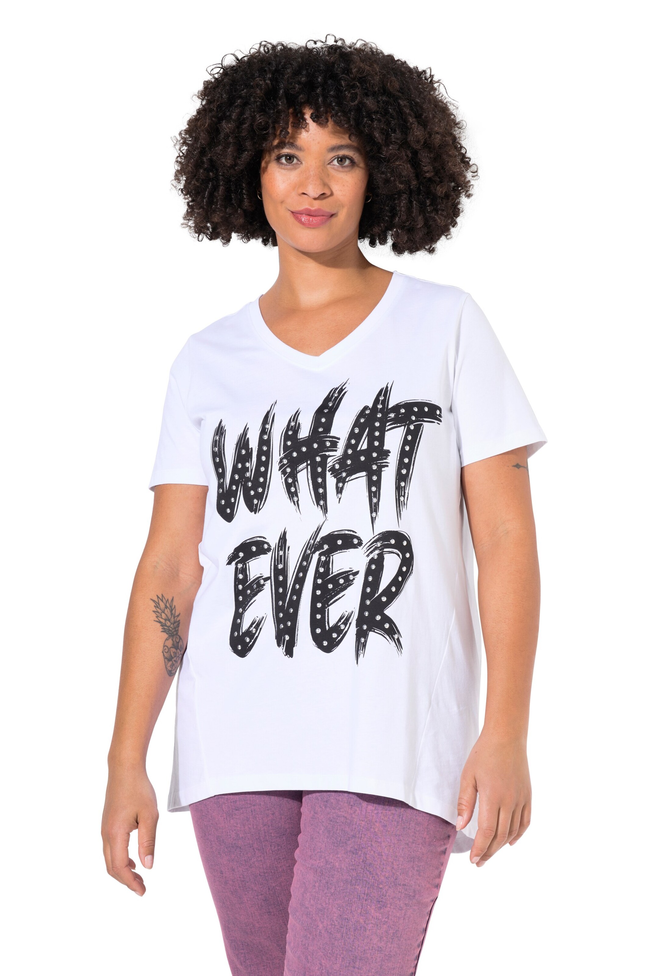 Angel of Style Oversized shirt in Wit: voorkant