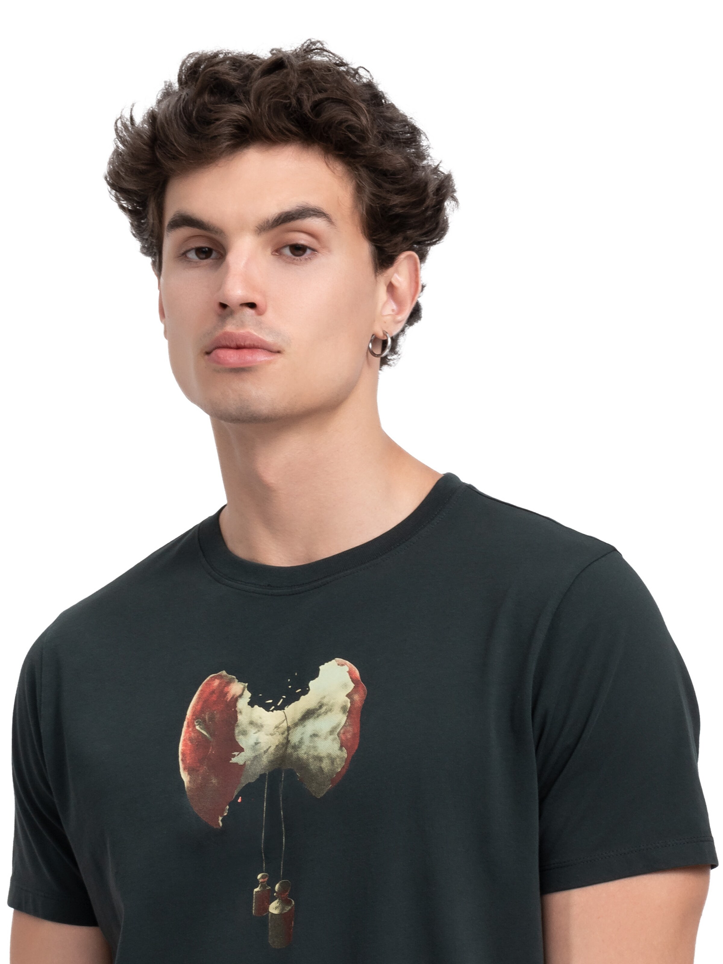 T-Shirt 'Bitten' Kaft en bleu