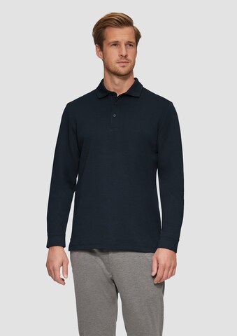 s.Oliver BLACK LABEL Poloshirt in Blau: Vorderseite