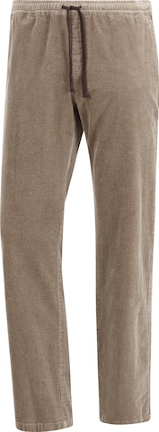 Loosefit Pantalon 'Sisko' Jan Vanderstorm en beige : devant