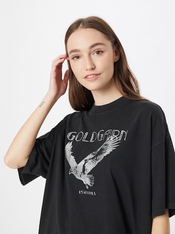 T-shirt Goldgarn en noir